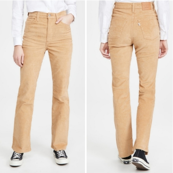 Levi's Premium Ribcage Corduroy Bootcut Jeans NWT - Picture 5 of 14